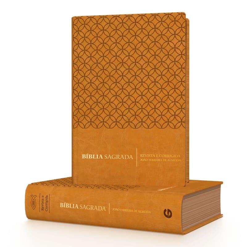 Bíblia – Rc – Letra Normal – Compacta – Luxo Caramelo – Rema