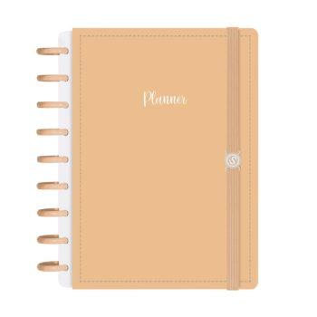 Planner Disco - Iscool - Permanente - Solid Colors Nude - 17 X 23Cm