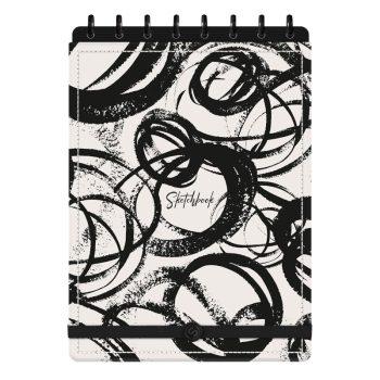 Sketchbook Disco - Iscool - Lírico Abstrato Riscas De Giz G - 20 X 27,5Cm - 40 Folhas