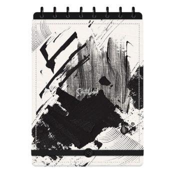 Sketchbook Disco - Iscool - Lírico Abstrato Ritmo Abstrato G - 20 X 27,5Cm - 40 Folhas