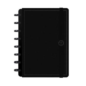 Caderno Disco - Iscool - Solid Colors Preto P - 14 X 20Cm - 80 Folhas