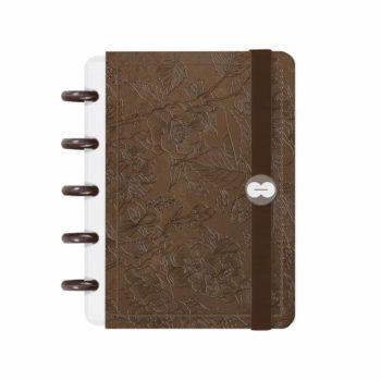 Caderno Disco - Iscool - Softh Breath Line Sand Bronze Mini - 9,5 X 13,5Cm - 80 Folhas