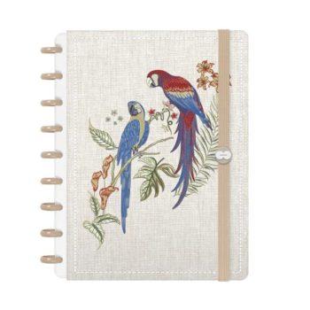 Caderno Disco - Iscool - Entrepontos Araras M - 17 X 23Cm - 80 Folhas