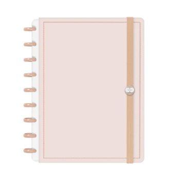Caderno Disco - Iscool - Solid Colors Bege Claro M - 17 X 23Cm - 80 Folhas