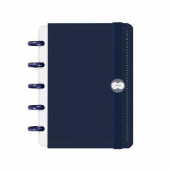 Caderno Disco - Iscool - Solid Colors Azul Marinho Mini - 9,5 X 13,5Cm - 80 Folhas