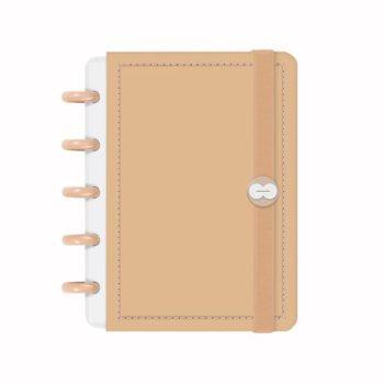 Caderno Disco - Iscool - Solid Colors Nude Mini - 9,5 X 13,5Cm - 80 Folhas