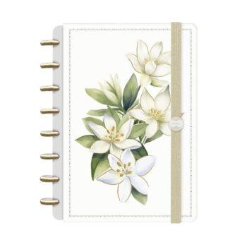 Caderno Disco - Iscool - Essência Floral Lírios P - 14 X 20Cm - 80 Folhas