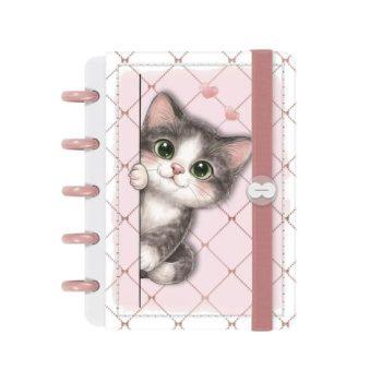 Caderno Disco - Iscool - Pet Lover Patinha De Amor Mini - 9,5 X 13,5Cm - 80 Folhas