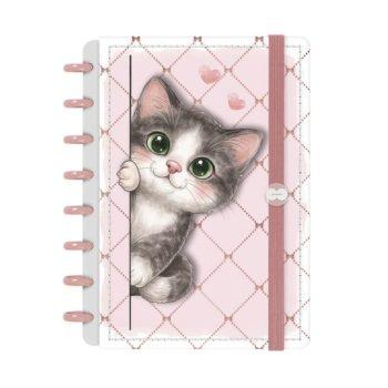 Caderno Disco - Iscool - Pet Lover Patinha De Amor P - 14 X 20Cm - 80 Folhas