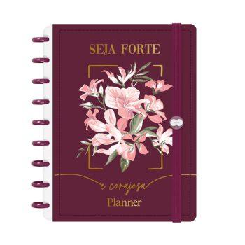 Planner Disco - Iscool - 2027 - Seja Forte E Corajosa - 17 X 23Cm