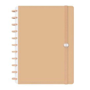 Caderno Disco - Iscool - Solid Colors Nude G - 20 X 27,5Cm - 80 Folhas