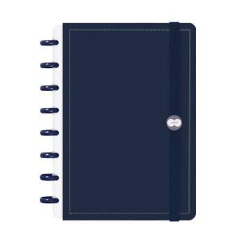 Caderno Disco - Iscool - Solid Colors Azul Marinho P - 14 X 20Cm - 80 Folhas