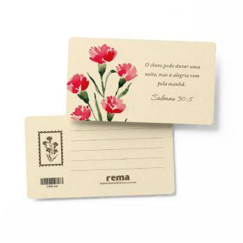 Cartão Mini - Rema - Floresça Aquarela - 04 - O Choro Pode Durar Uma Noite