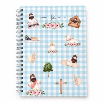 Caderno Espiral - Buendia - A5 - Meu Devocional - Com Folhas Decoradas