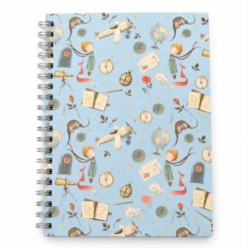 Caderno Espiral - Buendia - A5 - Pequeno Principe - Com Folhas Decoradas