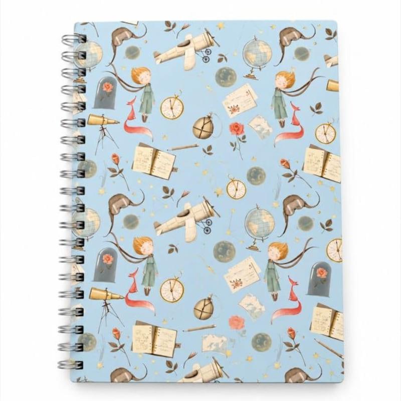 Caderno Espiral - Buendia - A5 - Pequeno Principe - Com Folhas Decoradas