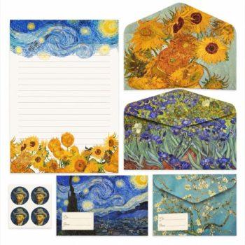 Papel De Carta - 4 Unidades - La Palomita - Van Gogh