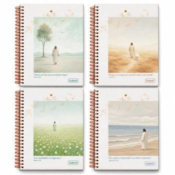 Caderno Espiral 80 Folhas - 1/4 - Cadersil - Aba Pai