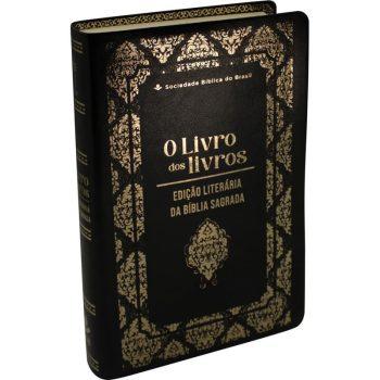 Ntlh65el - O Livro Dos Livros - Edição Literária Da Bíblia Sagrada - Preto