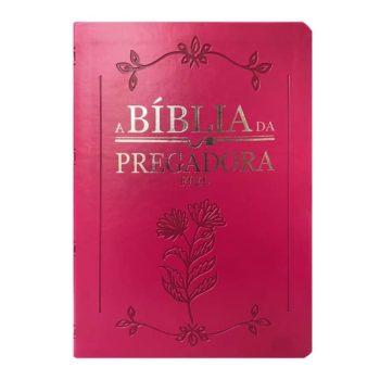 Bíblia Da Pregadora Fiel - Capa Pu Nobre Luxo - Pink