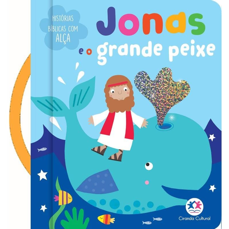Almofadado Pequeno - Histórias Bíblicas Com Alça - Jonas E O Grande Peixe