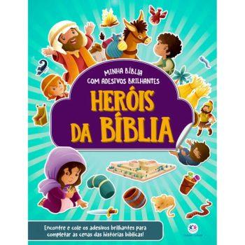 Livro Adesivos - Minha Bíblia Com Adesivos Brilhantes - Heróis Da Bíblia
