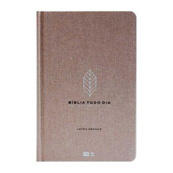 Biblia - A Mensagem - Todo Dia - Letra Grande - Cinza Tecido