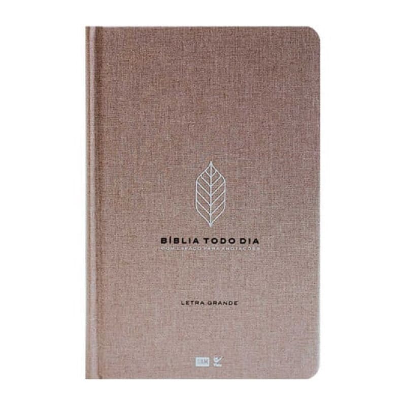 Biblia - A Mensagem - Todo Dia - Letra Grande - Cinza Tecido