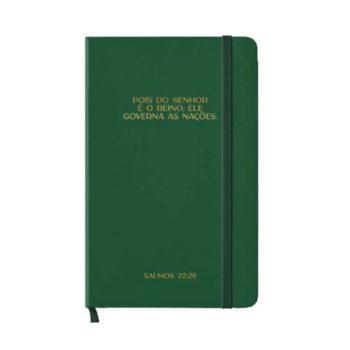 Caderneta - Verde - Pois Do Senhor É O Reino, Ele Governa As Nações
