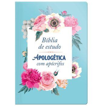 Bíblia Apologética Com Apócrifos - Florida Azul
