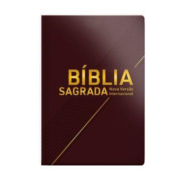 Bíblia - Nvi - Letra Grande - Capa Luxo - Vinho