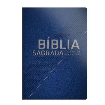 Bíblia - Nvi - Letra Grande - Capa Luxo - Azul