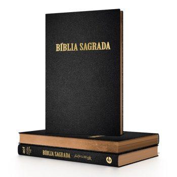 Bíblia - Acf - Luxo - Letra Normal - Preta