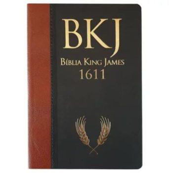 Bíblia King James Fiel 1611 - Ultrafina Ampliada - Preta/Marrom