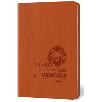 Bíblia - Aec - Capa Pu - Laranja Leão
