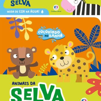 Livro De Banho - Colorindo No Banho - Animais Da Selva